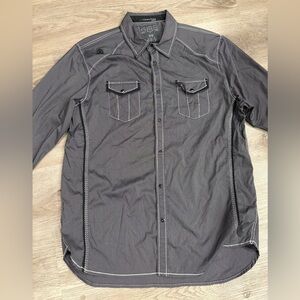 ROAR Long Sleeve Shirt BKE Affliction Buckle Large